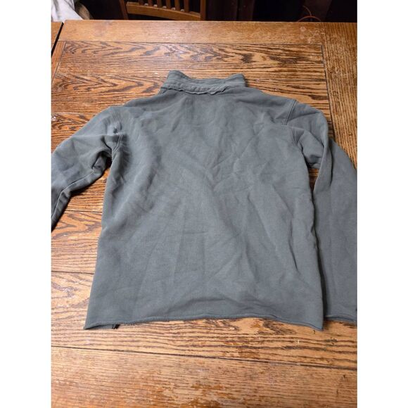 Frank & Eileen Patrick Popover Henley Collared Triple Fleece Sage Green Sz XS - Picture 5 of 5